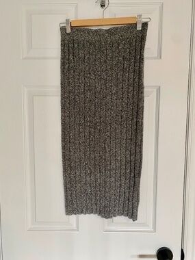 Gap Knitted Medium Grey Bodycon Skirt